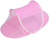 Portable Baby Travel Bed Crib Mosquito Mesh Net - Pink Photo