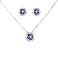 Civetta Spark Judy Set with Swarovski® Light Sapphire Crystal Photo