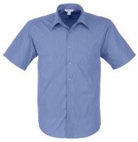 Men's Short Sleeve Micro Check Shirt Photo