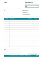 RBE : Bulk Pack Of 2-A5 Purchase Order Triplicate Pads Photo