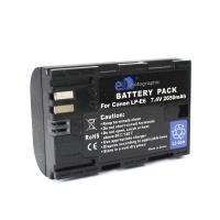 E Photographic E-Photographic 2650 mAh Lithium Battery for Canon LP-E6 Photo