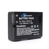 E Photographic E-Photographic 1500 mAh Lithium Battery for Nikon EN-EL14 Photo