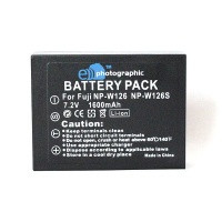 E Photographic E-Photographic 1600 mAh Lithium Battery for FujiFilm W126/S Photo