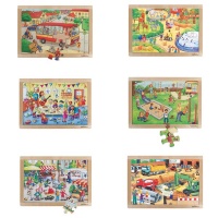 Beleduc Complete Frame Puzzle Set: Set of 6 Photo