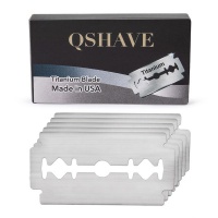 Q Shave Titanium Double Edge Razor Blades 3 Packs of 5 Blades Photo