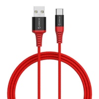 Orico Type-A to Usb-C Aramid 1m Cable – Red Photo