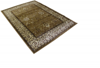 Decor People Classic Trendy Rug In Gold-Brown Design Photo