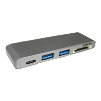 Digital World DW Type-C USB 3.0 5" 1 Combo Hub for MacBook Chromebook All USB-C Devices Photo