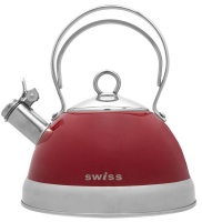 Swiss Appliance Swiss 2.5LT Gas Gourment Whistling Kettle Red Photo