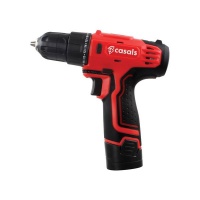 Casals Drill Cordless with Extra Battery Plastic Red 10mm 12V Photo