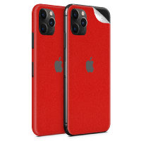 WripWraps Pure Red Vinyl Skin for iPhone 11 Pro Max - Two Pack Photo