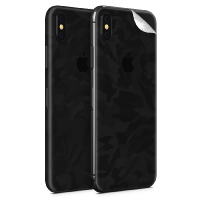 WripWraps Black Camo Vinyl Skin for iPhone XS Max - Two Pack Photo