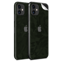 WripWraps Military Green Camo Vinyl Skin for iPhone 11 - Two Pack Photo