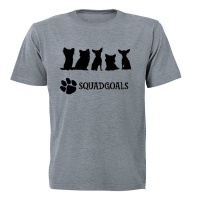 Squad Goals: Dogs - Adults - T-Shirt - Grey Photo