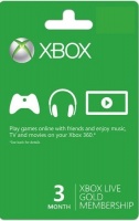 Microsoft Xbox Live 3 Month Gold Card Photo