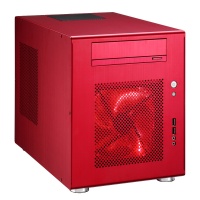 Lian Li PC-Q08 Mini-ITX Chassis/ NAS storage Chassis - Red Photo