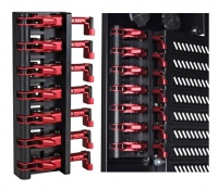 Lian Li PCi-01 Black & Red Tool-less PCi/PCi-e Card Holder for 7x Expansion Cards Photo