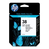 HP # 38 Photo Black Pigment Ink Cartridge with Vivera Ink Photo