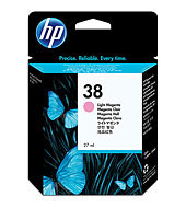 HP # 38 Light Magenta Pigment Ink Cartridge with Vivera Ink Photo