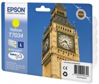 Epson Ink T7034- Yellow- Big Ben Wp4000/4500 Photo