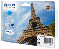 Epson Ink T7022 Cyan XL Eiffel Tower Wp4000/4500 Photo