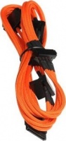 BitFenix Alchemy Multisleeved Cable 20cm 1x 4pin Molex to 4x SATA power Cable - Orange Photo