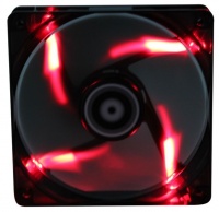 BitFenix Spectre LED Transparent with Red LED 140 x 140 x 25 mm Photo