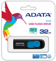 ADATA 32GB DashDrive UV128 USB 3.0 Flash Drive - Black/Blue Photo