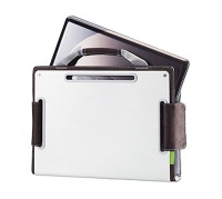 Choiix Cooler Master / 12" to 13" Ergonomic Metal Notebook Sleeve/Bag with Handle - Brown Photo