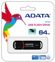 ADATA DashDrive UV150 64GB USB 3.0 Flash Drive - Glossy Black Photo