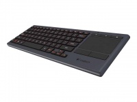 Logitech Wireless K830 All-In-One Illuminated Backlit Living-Room Keyboard Built In Touch Pad Photo