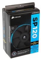 Corsair SP120 High Performance Edition Twin Pack with white/blue/red colour rings - 120x120x25mm Photo