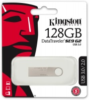 Kingston Technology Kingston Datatraveler SE9 G2 - USB 3.0 128GB Flash Drive - Silver Photo