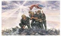 Italeri - 1/72 Iwo Jima Flag Raisers Photo