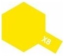 Tamiya - X-8 Lemon Yellow Enamel Model Paint Photo