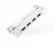 J5 Create JUH345 Harmonica USB Hub - White Photo