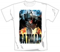 The Dark Knight Rises - Running Flames - T-Shirt Photo