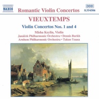 Naxos Vieuxtemps / Keylin / Burkh / Yuasa - Violin Concertos 1 and 4 Photo