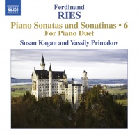 Ries / Kagan / Primakov - Piano Sonatas 6: Three Sonatas For Piano Duet Photo
