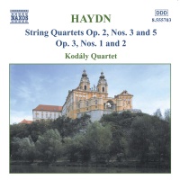 Naxos Haydn / Kodaly Quartet - String Quartets Op 2 Photo