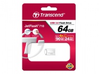 Transcend 64GB Jetflash 710 USB 3.0 - Silver Photo