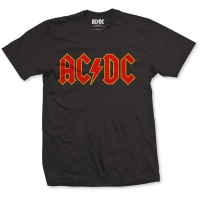 AC/DC Logo Mens Black T-Shirt Photo