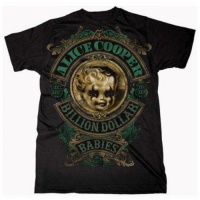Alice Cooper Billion Dollar Baby Crest Mens T-Shirt Photo