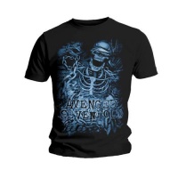 Avenged Sevenfold Chained Skeleton Black T-Shirt Photo