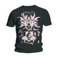 Bring Me The Horizon Skull & Bones Black T-Shirt Photo