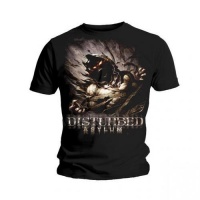 Disturbed Asylum Mens Black T-Shirt Photo