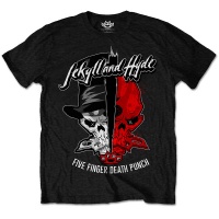 Five Finger Death Punch Jekyll & Hyde Mens Black T-Shirt Photo