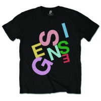 Genesis Scatter Logo Mens Black T-Shirt Photo