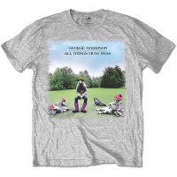 George Harrison All things Must Pass Mens Grey T-Shirt Photo