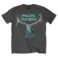 Imagine Dragons Elk In Stars Mens Charcoal T-Shirt Photo